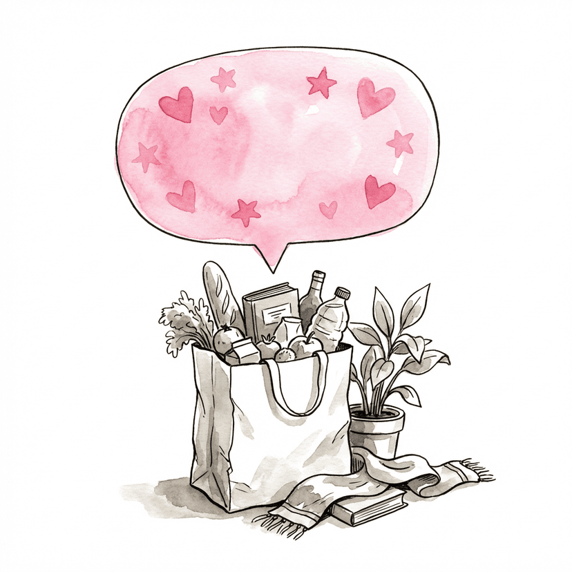 ECサイト向けAIチャットボットのイラスト